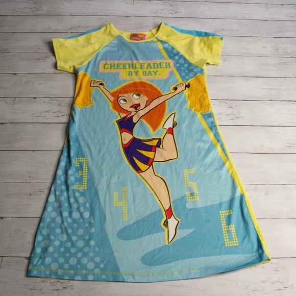 Vintage Kim Possible Girl's Size 14 Pajama Nightgown - Picture 1 of 5